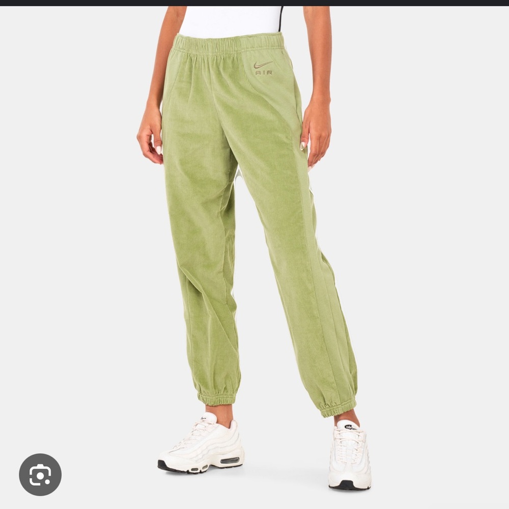 Women's High-Waisted Corduroy Fleece Pants